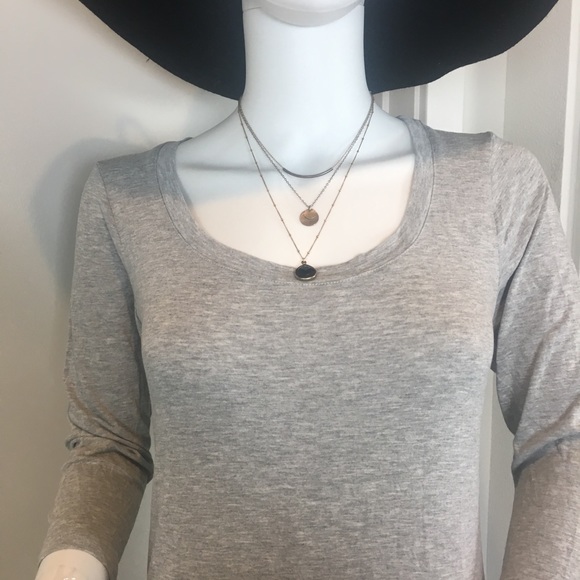 Stylemint gray handkerchief hem maxi dress - Picture 4 of 5